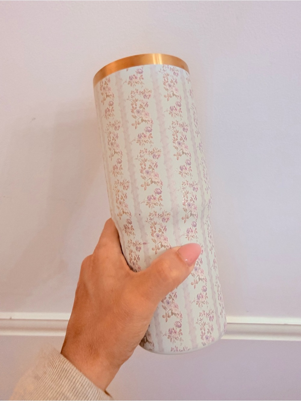 LoveShackFancy inspo Hydrapeak Floral Pattern Stainless Tumbler